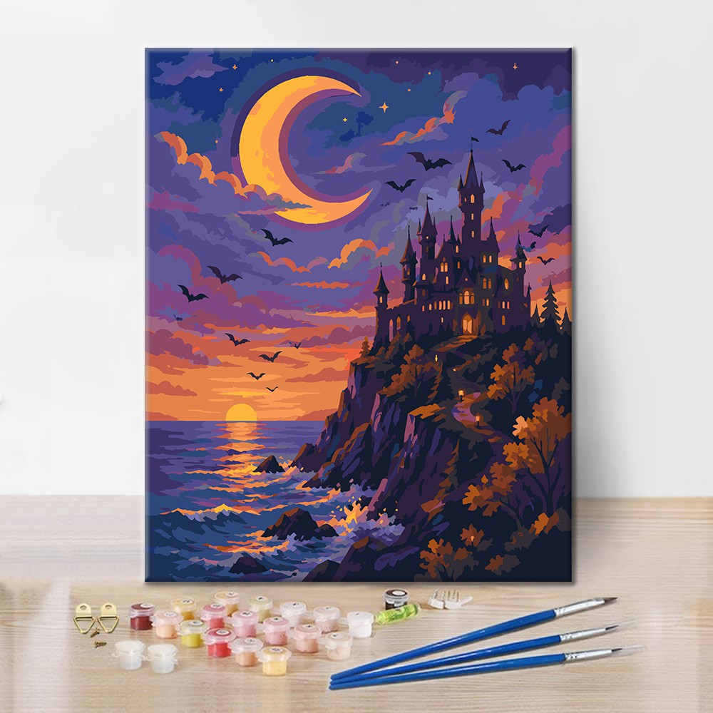 Cliff Castle - Paint by Numbers