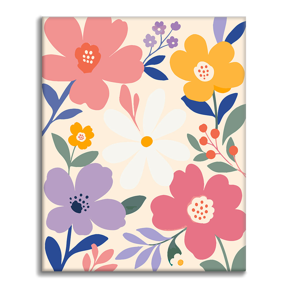 Colorful Bloom - Paint by Numbers