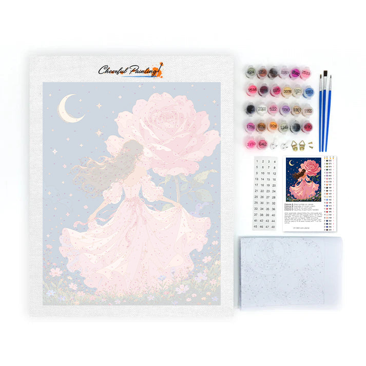 Fairy Rose Garden - Paint by Numbers
