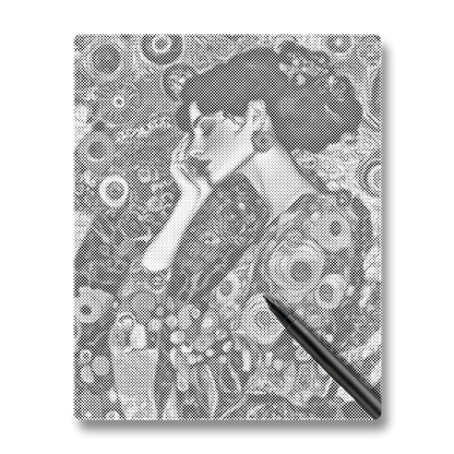 Vintage Woman - Dot Painting