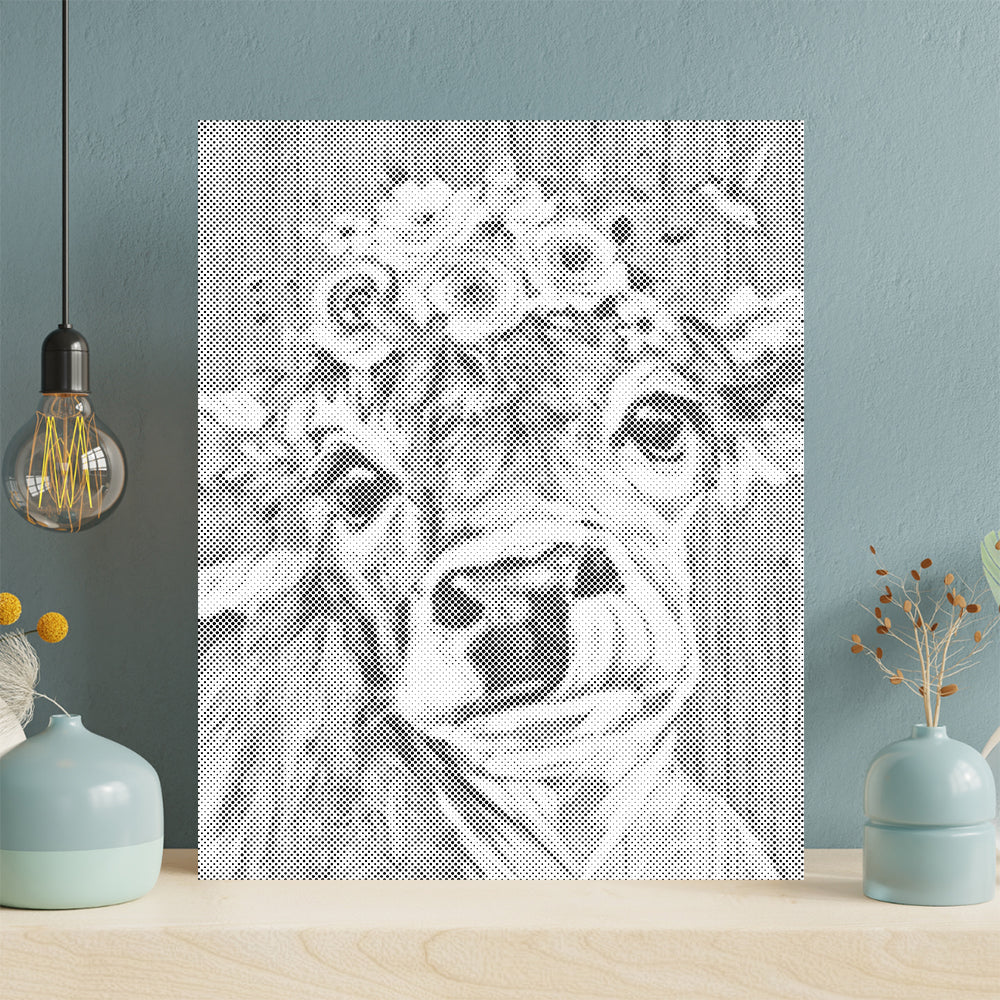Cow Flower - Dot Painting