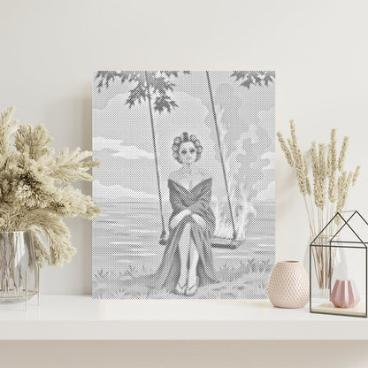 Ember Elegance - Dot Painting