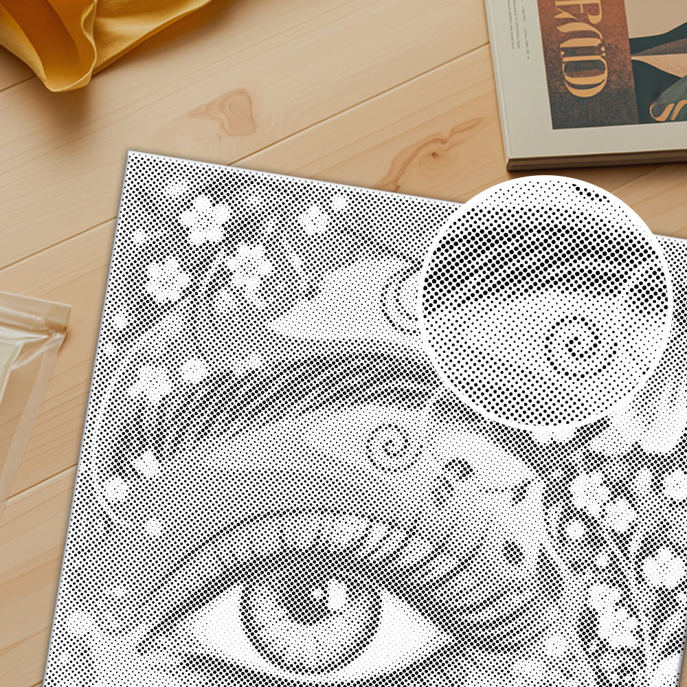 Eye of the Garden - Dot Painting