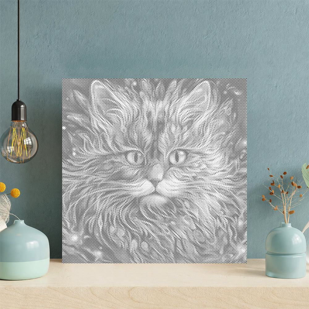 Colorful Cat - Dot Painting