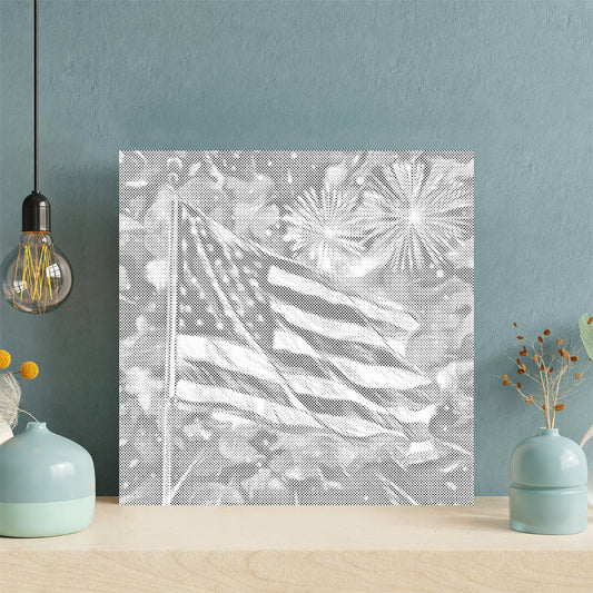 Stars and Stripes Celebration - Dot Painting