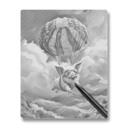 Flying Pig - Dot Painting