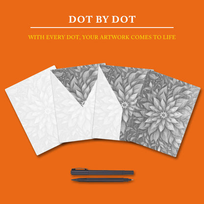 Mystic Bloom - Dot Painting