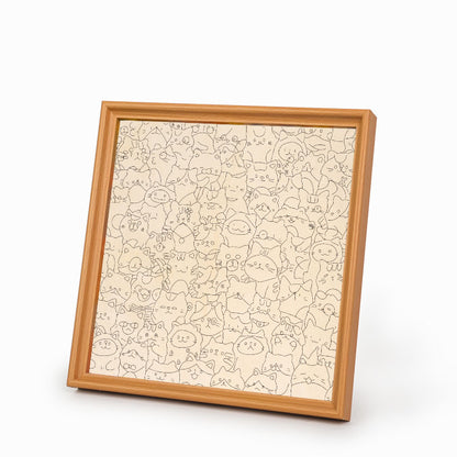 Little Kitties - Wooden Coloring Puzzle