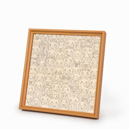 Bunny - Wooden Coloring Puzzle