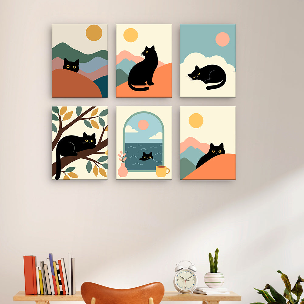 Black Cats and Landscapes