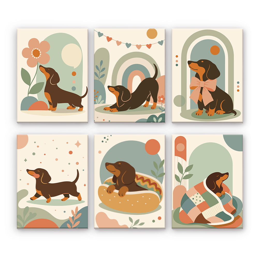 Cute Dachshund Portraits