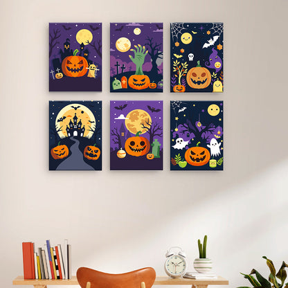 Moonlit Halloween Landscapes