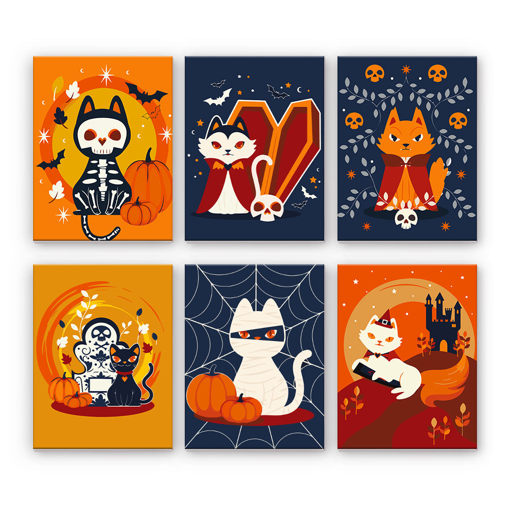 Halloween Cats in Costume