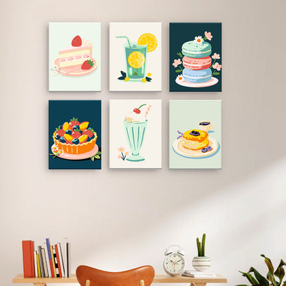 Pastel Desserts and Drinks