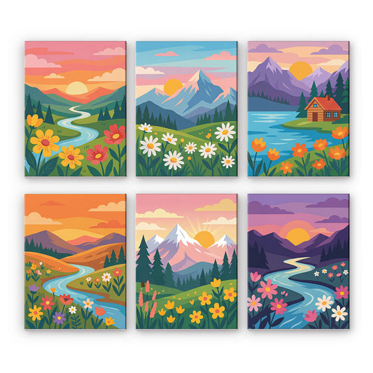 Mountains and Blooms