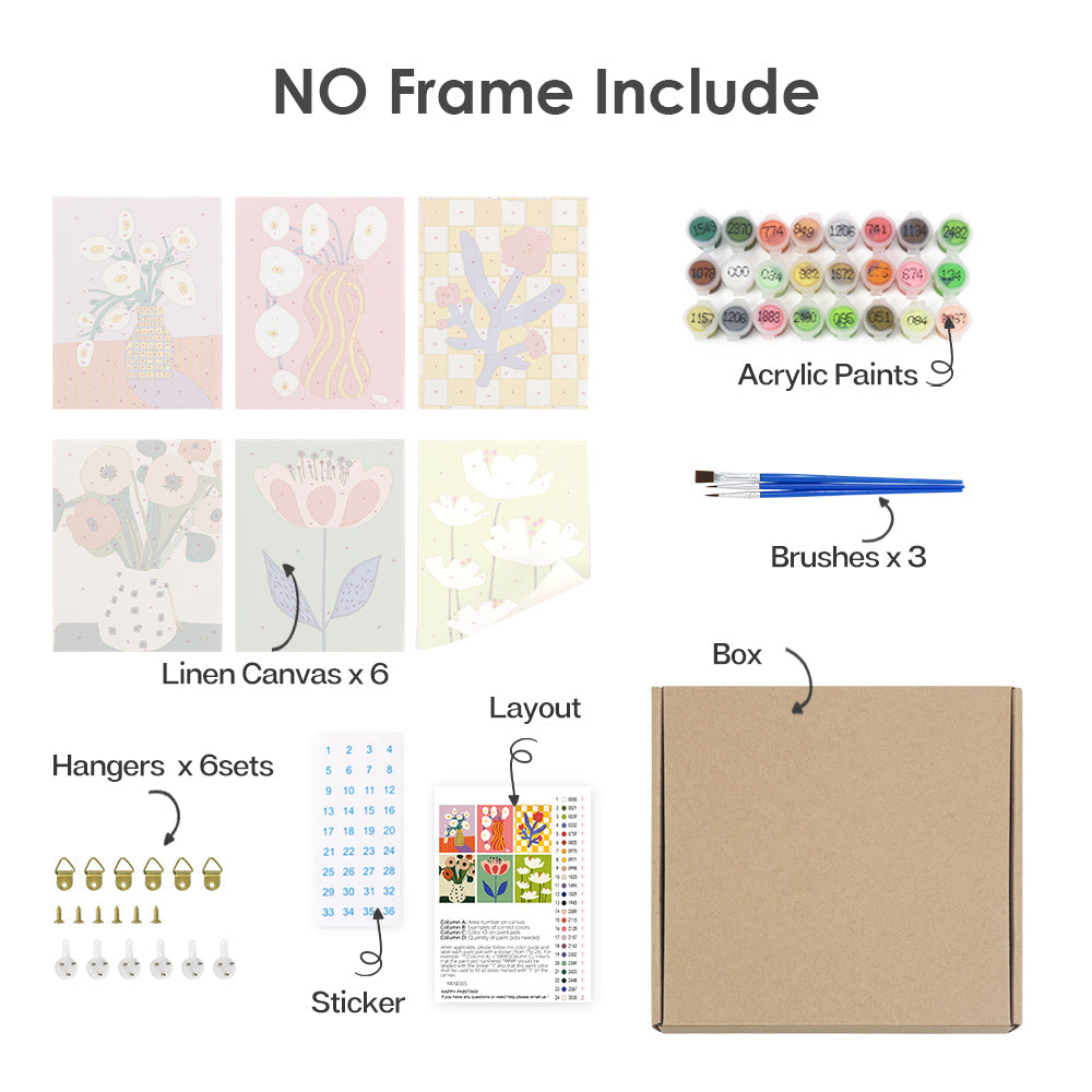 Floral Symphony (Set of 6)
