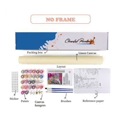 Hot Chocolate in Winter - Paint by Numbers
